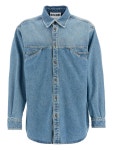 MOSCHINO | 모스키노 SS25 denim shirt with pockets J0221 0222 BLUE 모스키노 SS25 denim shirt with pockets J0221 0222 BLUE