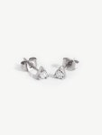 WizWid Prism Stud Earrings | Sterling Silver/Cubic Zirconia