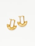 Zenyu Fan Small Hoop Earrings