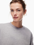 WizWid Cozy Fleece Boyfriend Crew Sweatshirt