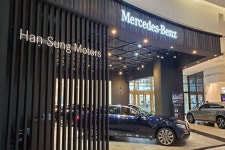 한성모터스, 롯데백화점 광복점에 벤츠 차량 전시