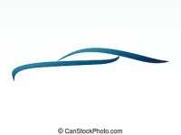 Sport auto with purple lines. | CanStock