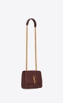 Saint Laurent Medium Vicky Chain Bag In Dark Red Leather | YSL.com Medium Vicky chain bag in dark red leather