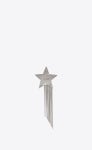 Saint Laurent STARS & LOVE Star Brooch With Metal Chains  | YSL.com STARS & LOVE Star brooch with metal chains 