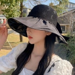 여자 큰챙 태양보호 숙녀 어부 모자 여름 선캡 - 오너클랜 오너클랜 - 여자 큰챙 태양보호 숙녀 어부 모자 여름 선캡