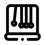 Cradle, game, physics, momentum, newton icon - Download on Iconfinder