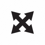 Arrow, cross, cursor, direction, junction, pointer, way icon - Download on Iconfinder