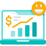 Rate rise, analysis, graph, increase, profit, banking, finance icon - Download on Iconfinder