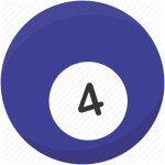 Ball, billiard, billiards, four, pool icon - Download on Iconfinder