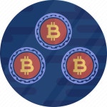 Bitcoin, blockchain, cryptocurrency, digital currency, multicoin icon - Download on Iconfinder