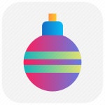 Ball, christmas, decoration, ornament icon - Download on Iconfinder