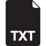 File, txt icon - Free download on Iconfinder