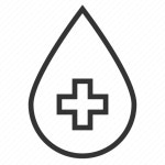 Blod, cross, donation, drop icon - Download on Iconfinder