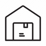Package, home, destination, house, delivery icon - Download on Iconfinder