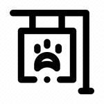 Pet, shop, paw, print, animals, sign icon - Download on Iconfinder