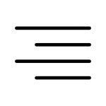 Text, align, right, thin icon - Free download on Iconfinder