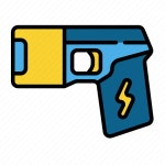 Stun, gun, weapon, protection, cop, crime icon - Download on Iconfinder