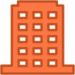 Building, city building, flats, office block, skyscraper icon - Download on Iconfinder
