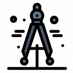 Compass, divider, science icon - Download on Iconfinder