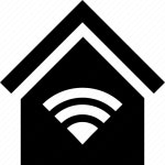 Home, house, network, signal, wifi, wireless icon - Download on Iconfinder