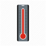             Climate, heat, high, season, temperature, thermometer, weather icon             Weather by Ivan Ryabokon    