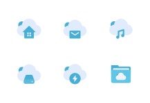 Cloud Computing icons by Keripik Studio Cloud Computing by Keripik Studio