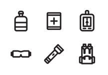 Outdoor Kit (Line) icons by DIZART ICON Outdoor Kit (Line) by DIZART ICON