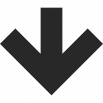 Arrow, direction, down, download, guardar, pointer, save icon - Download on Iconfinder