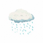 Cartoon, cloud, nature, rain, sky, water, weather icon - Download on Iconfinder