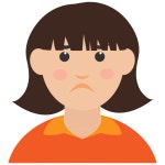 Avatar, female, girl, sad girl, user, woman icon - Download on Iconfinder