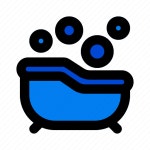 Bathtub, baby, bath, bubble icon - Download on Iconfinder