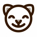 Animal, avatar, cat, cute, emoji, emoticon, satisfied icon - Download on Iconfinder