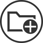 Add, file, folder icon | Icon search engine Circle UI by Nik S.