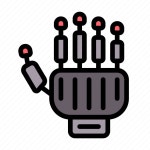 Hand, robot, automatics, science, technology, robotics icon - Download on Iconfinder