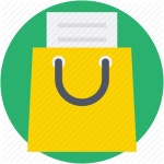 Bag, shopper bag, shopping, shopping bag, tote bag icon             'Digital Marketing 1' by ProSymbols