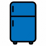 Electronic, refrigerator, technology, the cooler icon - Download on Iconfinder
