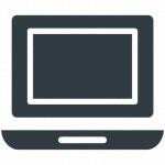 Laptop, laptop pc, mac, mini computer, notebook icon - Download on Iconfinder