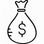 Currency sack, dollar sack, money bag, money sack, wealth icon - Download on Iconfinder