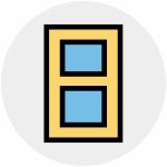 Close, door, enter, exit, house door, logout, real estate icon - Download on Iconfinder