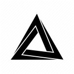 Escher, impossible object, impossible tribar, optical illusion, penrose, triangle icon - Download on Iconfinder