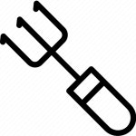 Gardening tools, hand rack, hand tool, rack, trowel icon - Download on Iconfinder