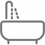 상현육기생식 | Bathroom, bathtub, restroom, shower icon - Download on Iconfinder