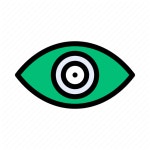 Eye, look, seen, view, visible icon - Download on Iconfinder