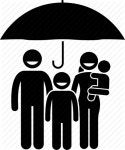 Family, insurance, life, umbrella icon - Download on Iconfinder