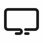 Display, monitor, screen, television, tv icon - Download on Iconfinder