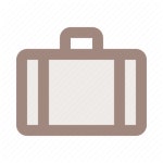            Bag, baggage, case, luggage, suitcase, travel, trip icon             Vacation by EDT.im    