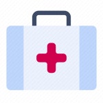 Aid, kit, bag, medical, suitcase icon - Download on Iconfinder