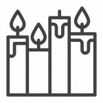 Candles, christmas, decoration, holly, light icon - Download on Iconfinder
