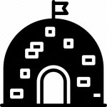 Igloo, winter, arctic, snow, house icon - Download on Iconfinder