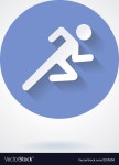 Run Icon Royalty Free Vector Image - VectorStock Run Icon vector image on VectorStock